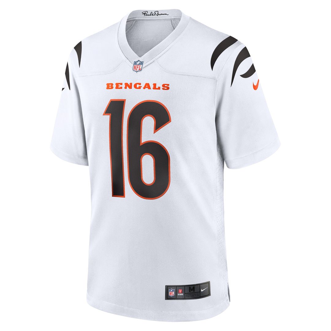 Joe Flacco Cincinnati Bengals Game Jersey - White
