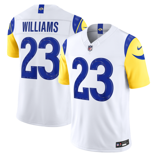 Kyren Williams Los Angeles Rams Vapor F.U.S.E. Stitched Limited Jersey - White