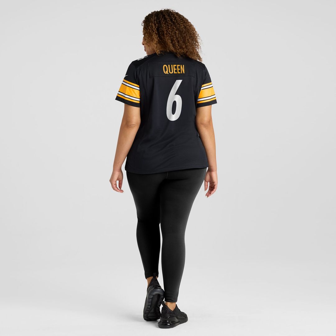 Patrick Queen Pittsburgh Steelers Women's Game Player Jersey - Black