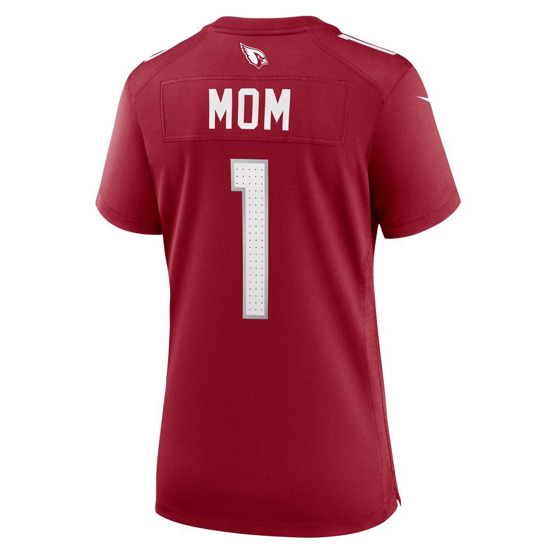 Number 1 Mom Arizona Cardinals Women's Game Jersey - Cardinal