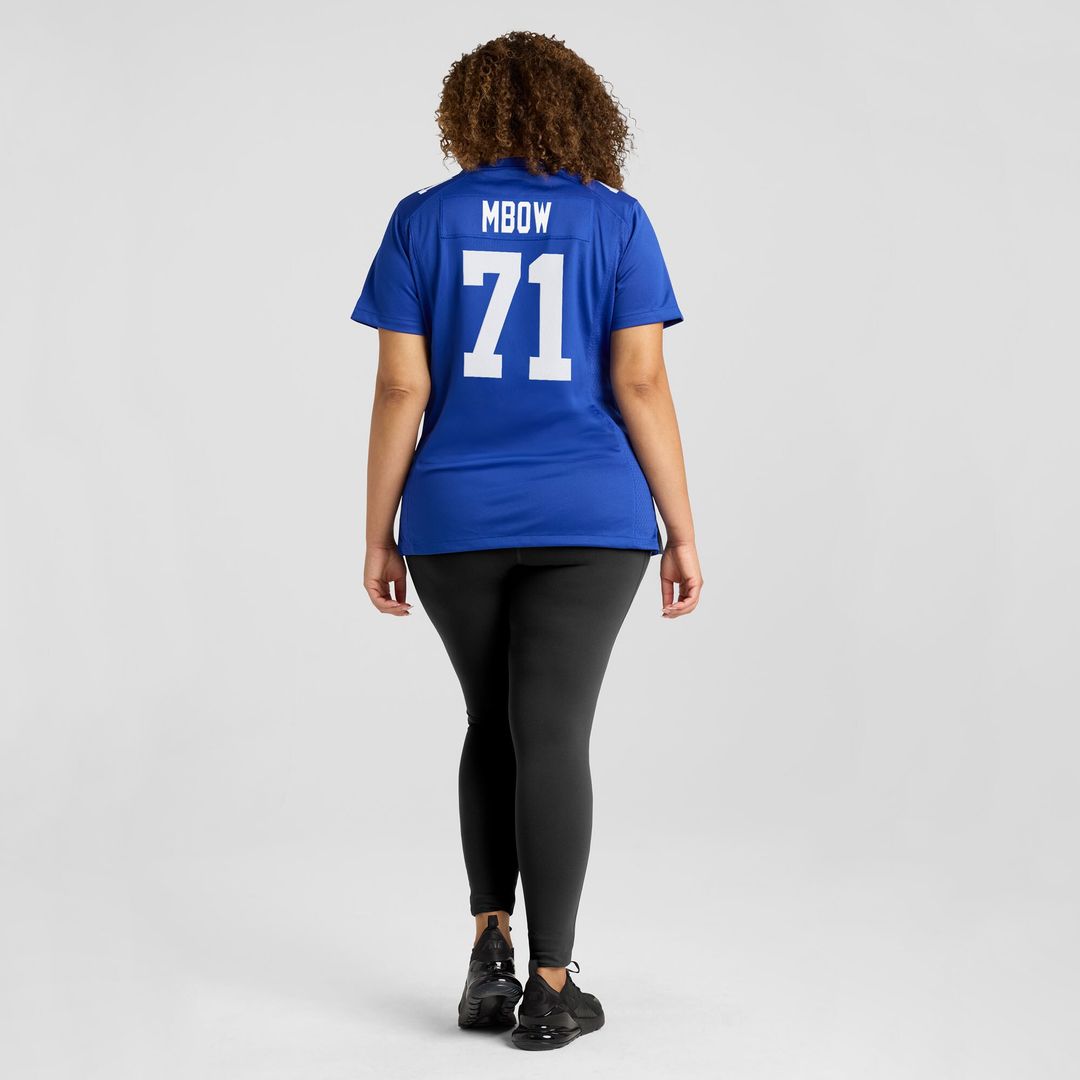 Marcus Mbow New York Giants Women's Team Game Jersey - Royal