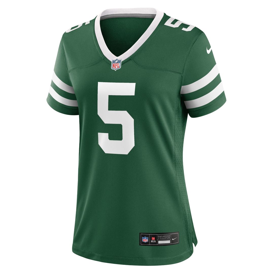 Garrett Wilson New York Jets Women's Game Jersey - Legacy Green