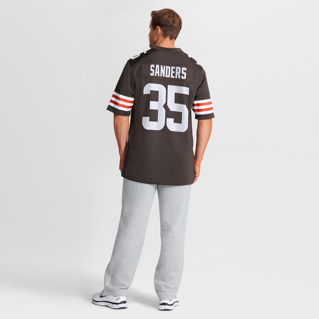 Raheim Sanders Cleveland Browns Team Game Jersey - Brown