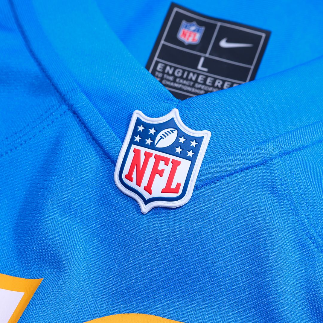 Trey Lance Los Angeles Chargers Team Game Jersey - Powder Blue