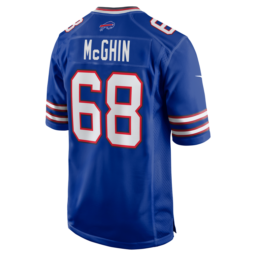 Garrett McGhin Buffalo Bills Team Game Jersey - Royal