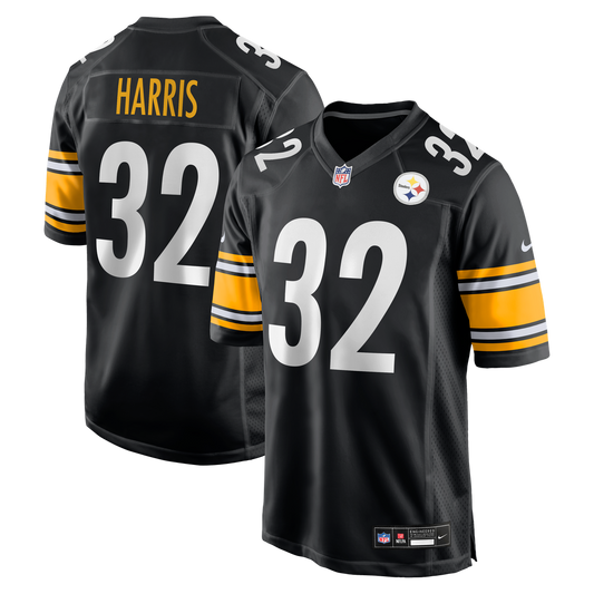 Franco Harris Pittsburgh Steelers Game Retired Player Jersey - Black