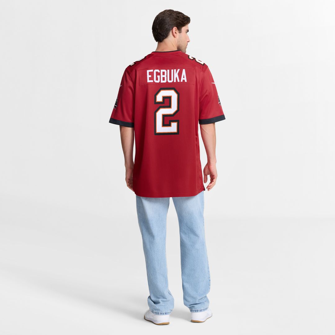 Emeka Egbuka Tampa Bay Buccaneers Game Jersey - White
