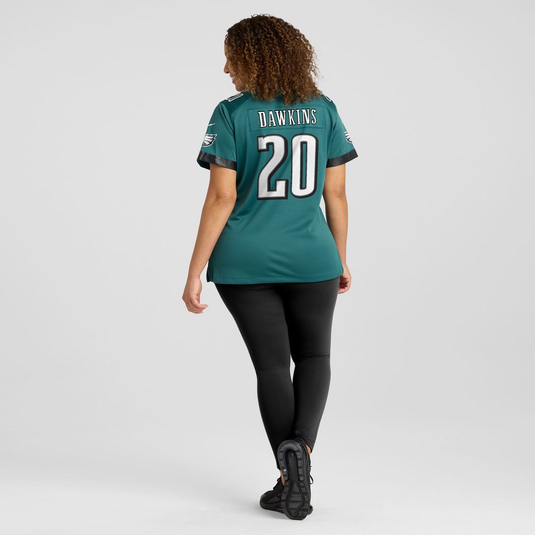 Brian Dawkins Philadelphia Eagles Women's Retired Player Game Jersey - Midnight Green