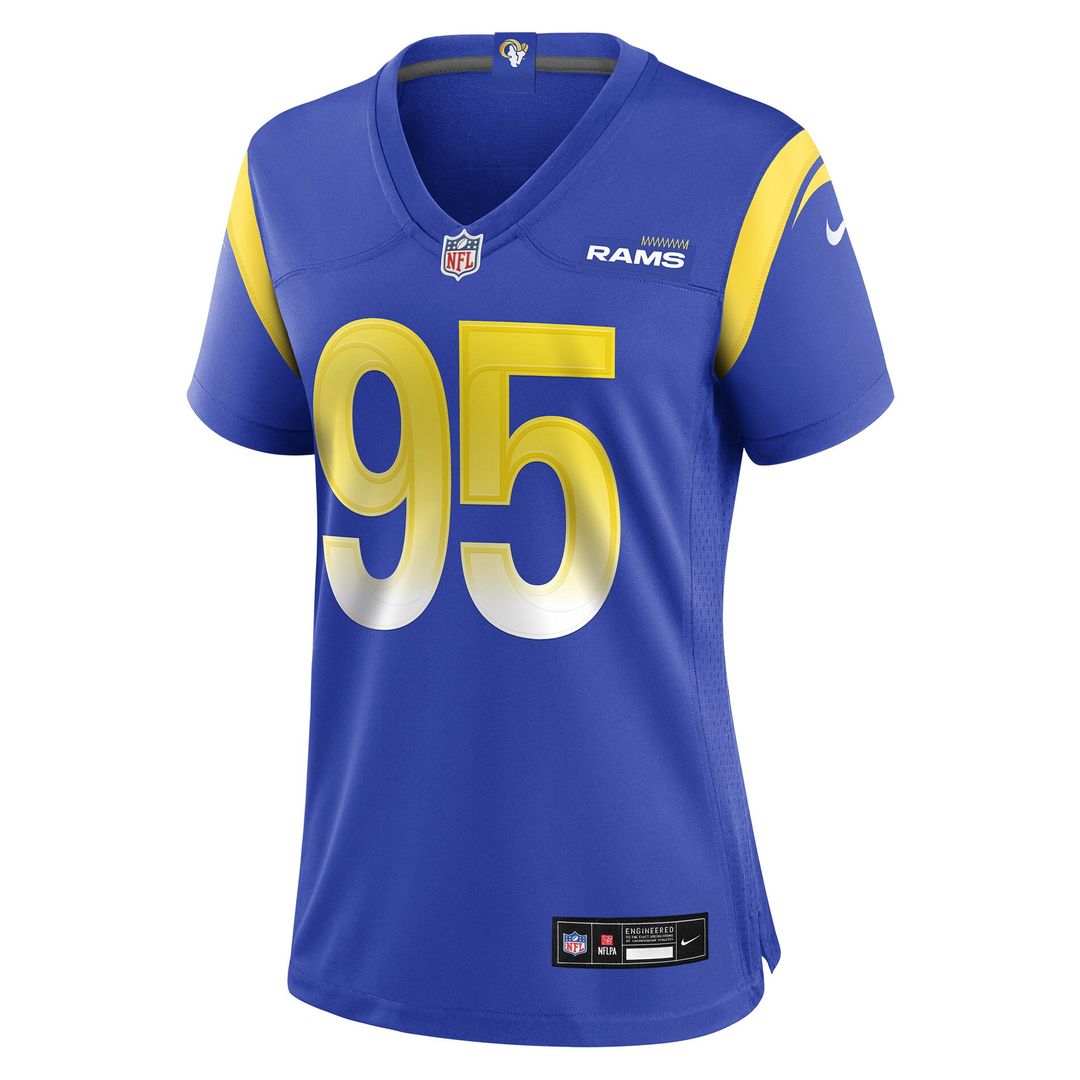 Poona Ford Los Angeles Rams Women's Team Game Jersey - Royal