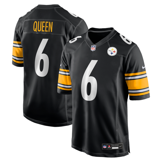 Patrick Queen Pittsburgh Steelers Game Player Jersey - Black
