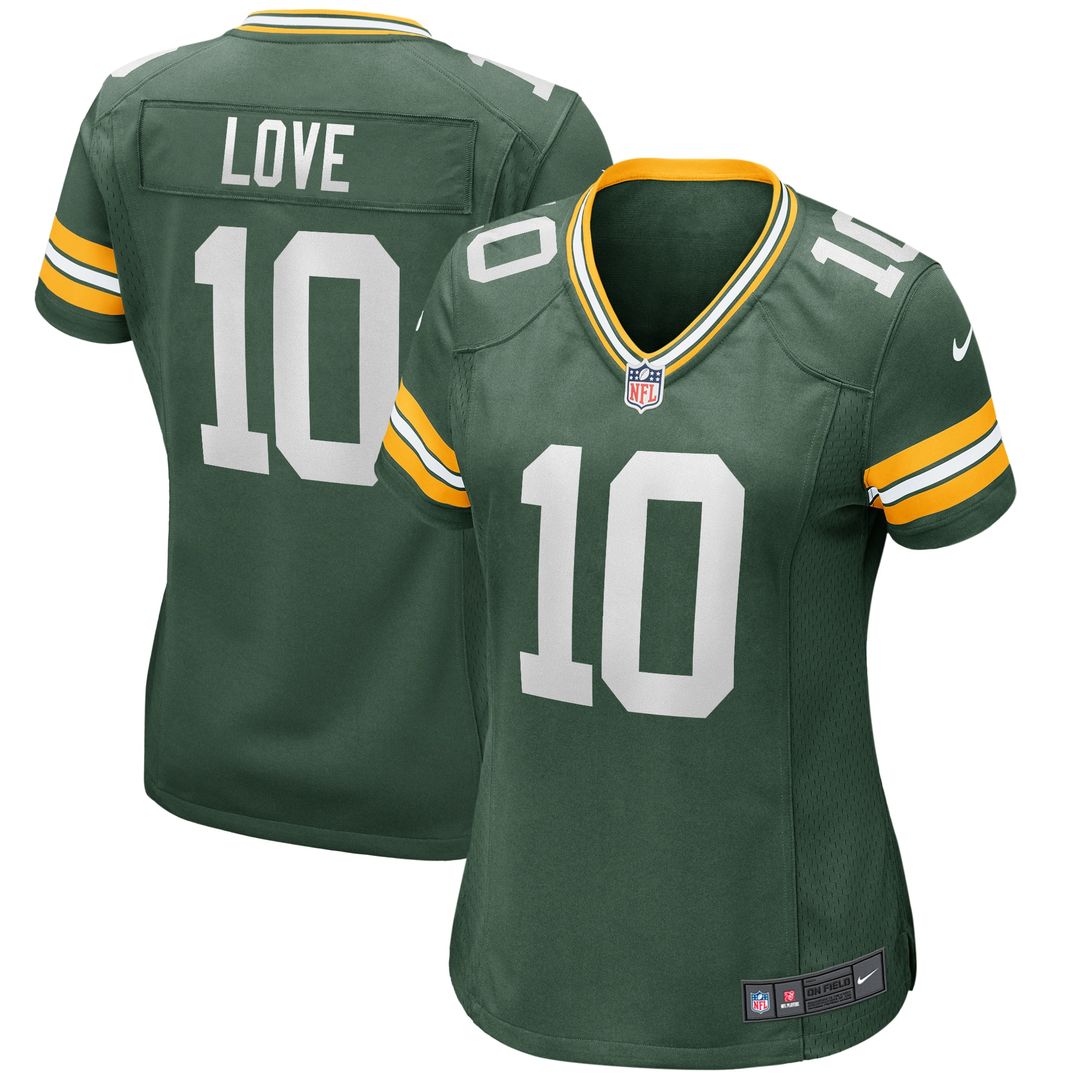 Love Green Bay Packers Women's Game Jersey - Green