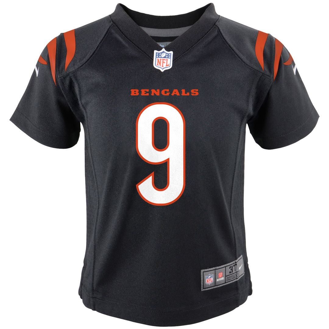 Joe Burrow Cincinnati Bengals Preschool Game Jersey - Black