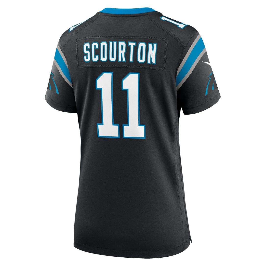 Nic Scourton Carolina Panthers Women's Team Game Jersey - Black