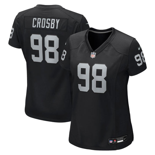 Maxx Crosby Las Vegas Raiders Women's Jersey - Black