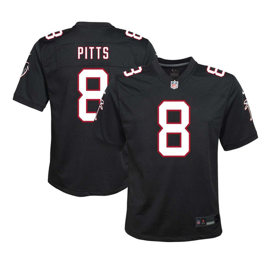 Kyle Pitts Sr. Atlanta Falcons Youth Game Jersey - Black