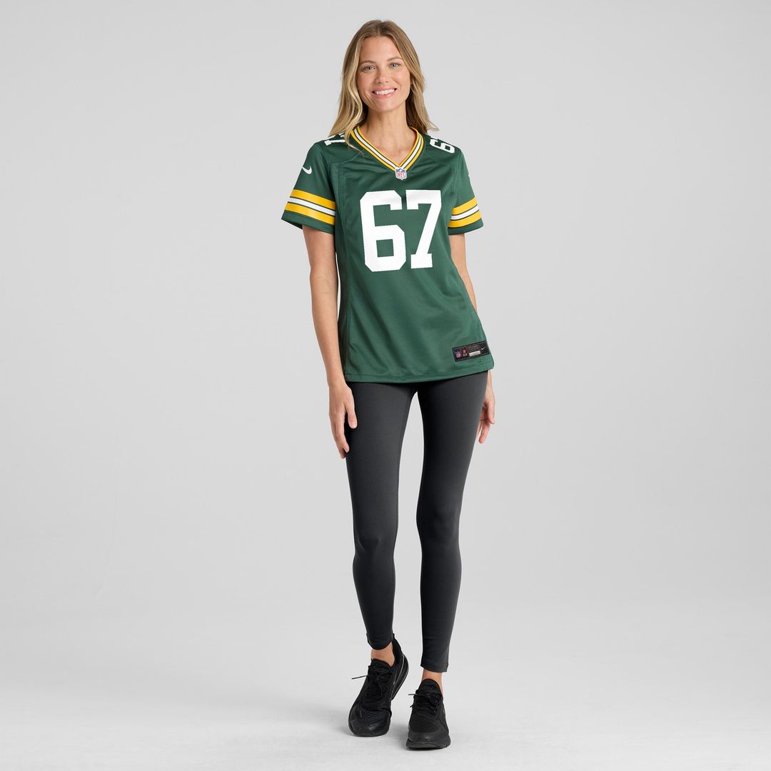 Donovan Jennings Green Bay Packers Women's Team Game Jersey - Green