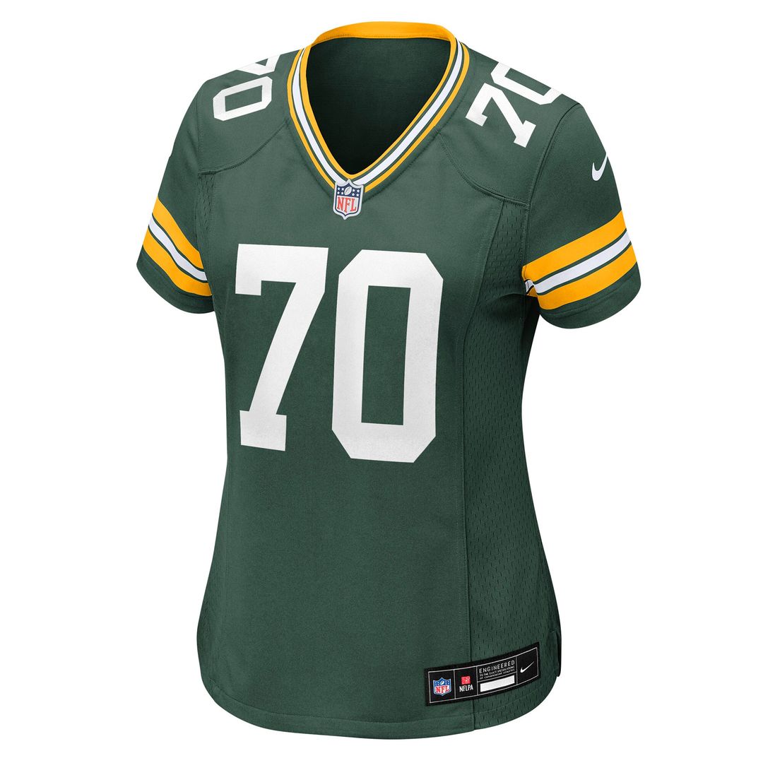 Darian Kinnard Green Bay Packers Women's Team Game Jersey - Green