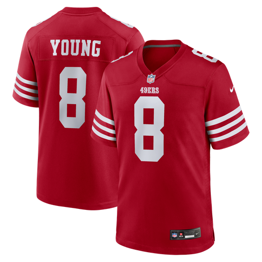 Steve Young San Francisco 49ers Retired Player Game Jersey - Scarlet
