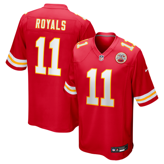 Jalen Royals Kansas City Chiefs Team Game Jersey - Red