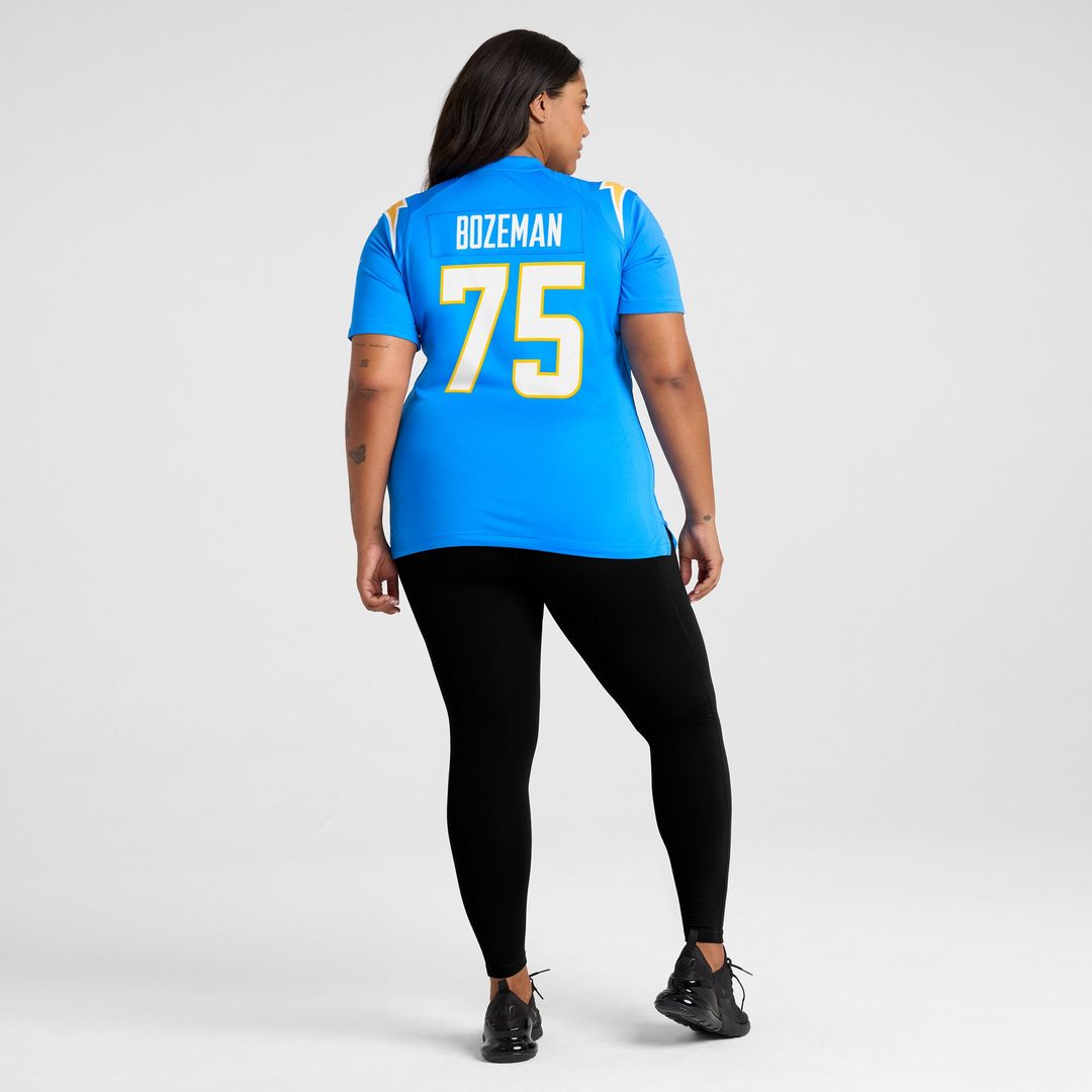 Bradley Bozeman Los Angeles Chargers Women's Game Jersey - Powder Blue
