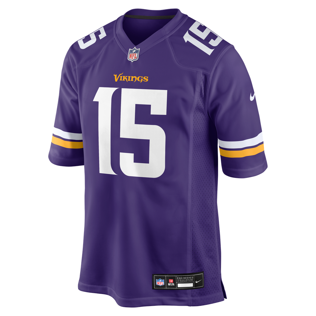 Dallas Turner Minnesota Vikings Player Game Jersey - Purple