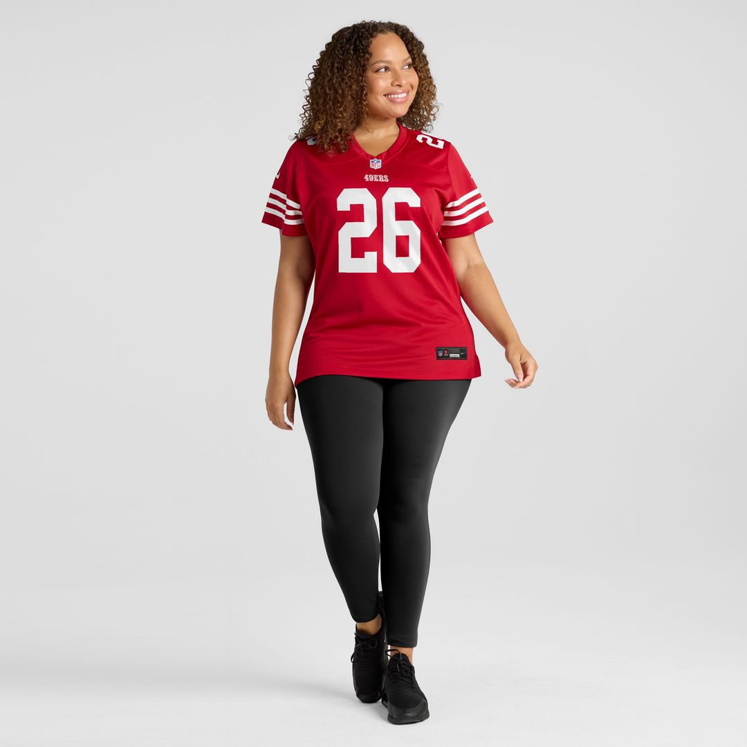 Chase Lucas San Francisco 49ers Women's Team Game Jersey - Scarlet
