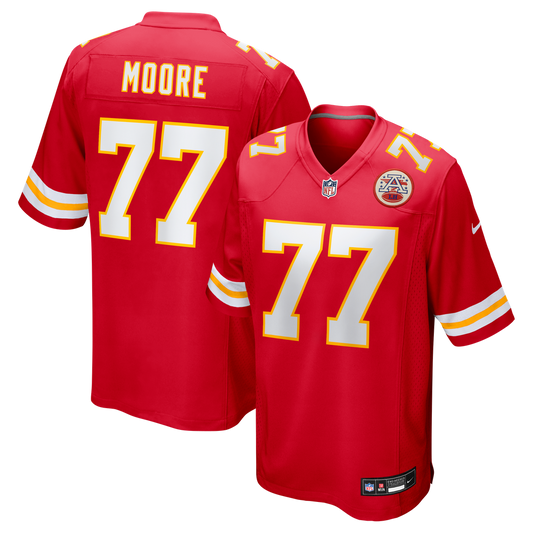 Jaylon Moore Kansas City Chiefs Team Game Jersey - Red