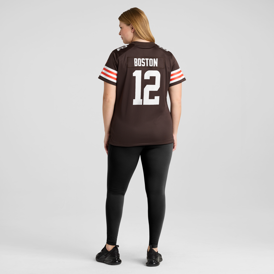 Denzel Boston Cleveland Browns Women's Team Game Jersey - Brown