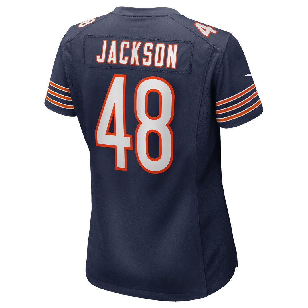 D'Marco Jackson Chicago Bears Women's Team Game Jersey - Navy