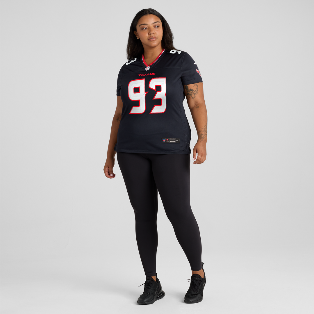 Kayden McDonald Houston Texans Women's Team Game Jersey - Navy