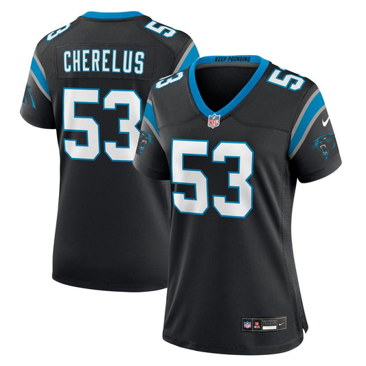Claudin Cherelus Carolina Panthers Women's Team Game Jersey - Black