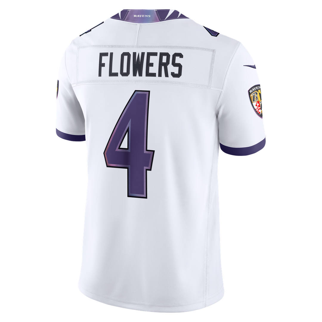 Zay Flowers Baltimore Ravens Vapor F.U.S.E. Stitched Limited Jersey - Purple