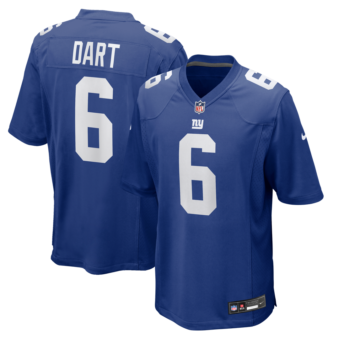 Jaxson Dart New York Giants Game Jersey - White