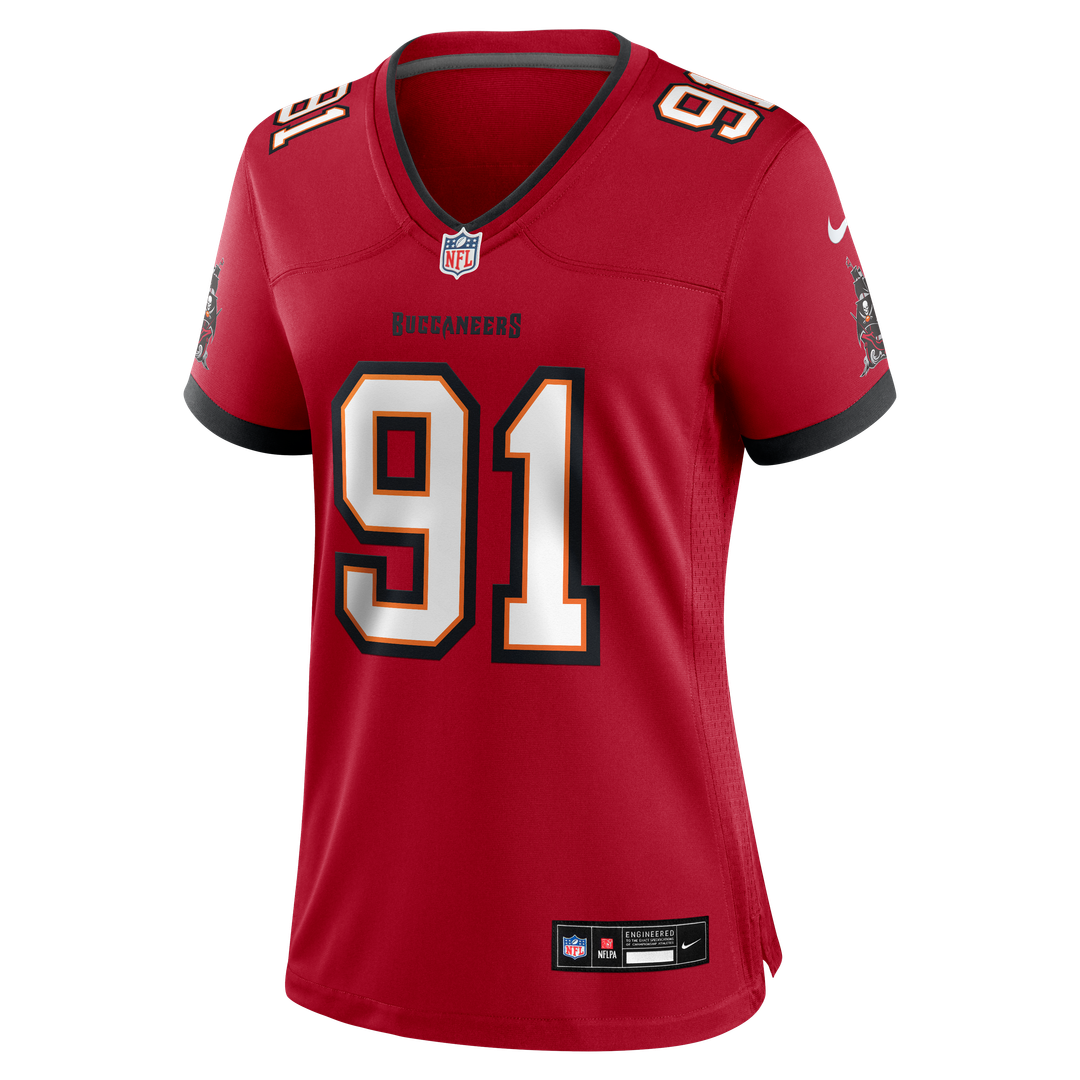 A'Shawn Robinson Tampa Bay Buccaneers Women's Team Game Jersey - Red