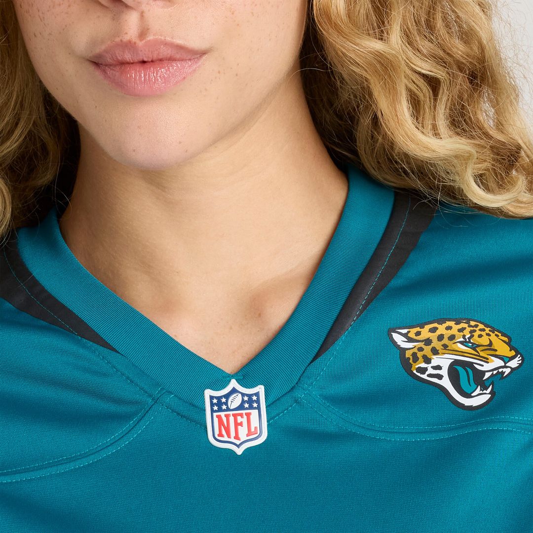 Travis Hunter Jacksonville Jaguars Women's Team Game Jersey - Teal