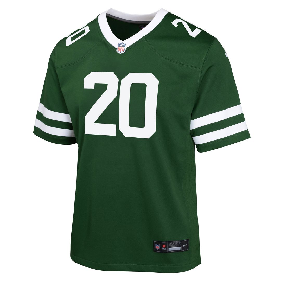 Breece Hall New York Jets Youth Game Jersey - Black