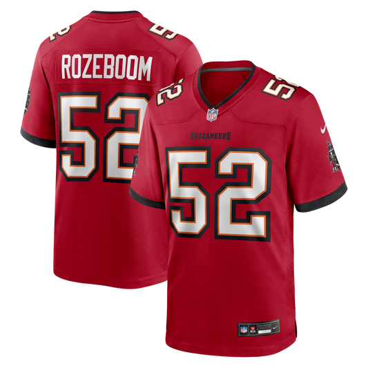 Christian Rozeboom Tampa Bay Buccaneers Team Game Jersey - Red