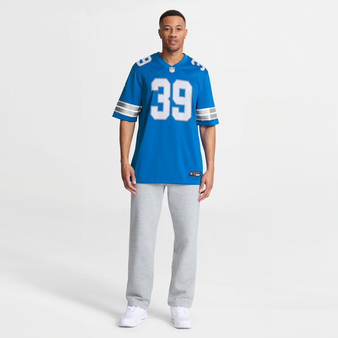 Jake Bates Detroit Lions Team Game Jersey - Blue