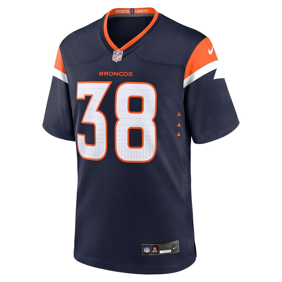 Jaleel McLaughlin Denver Broncos Game Jersey - White