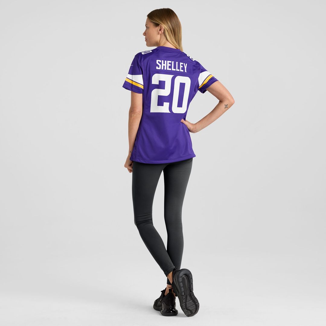 Duke Shelley Minnesota Vikings Women's Home Game Player Jersey - Purple