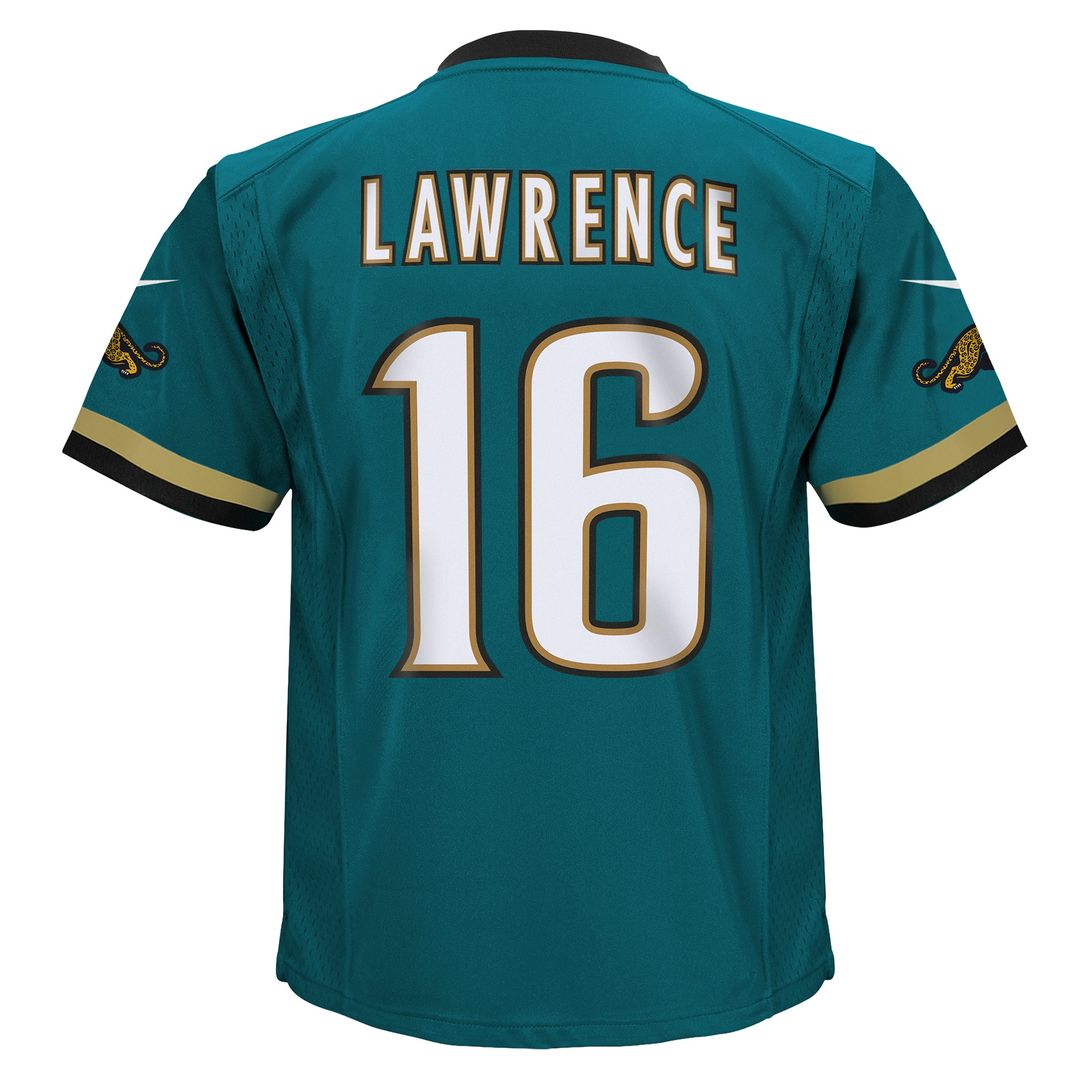 Trevor Lawrence Jacksonville Jaguars Infant Alternate Prowler Throwback Player Game Jersey - Teal
