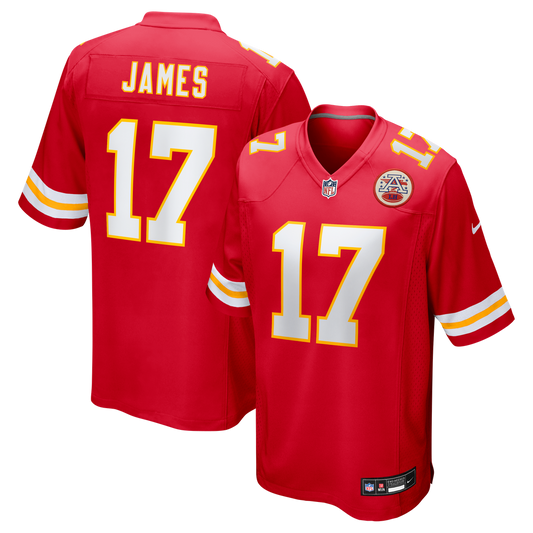 Richie James Kansas City Chiefs Game Jersey - Red
