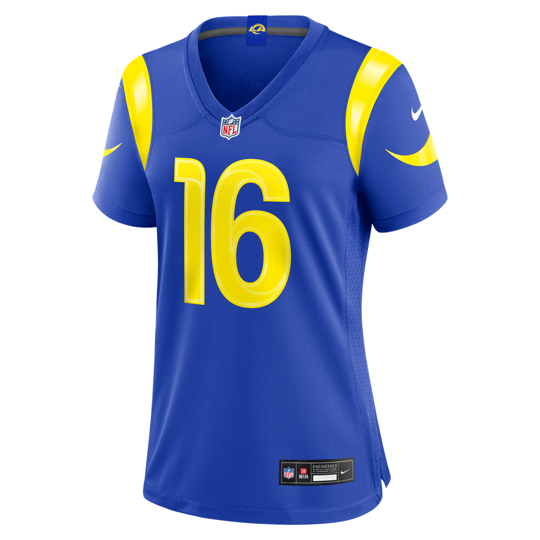 Tru Edwards Los Angeles Rams Women's Team Game Jersey - Royal