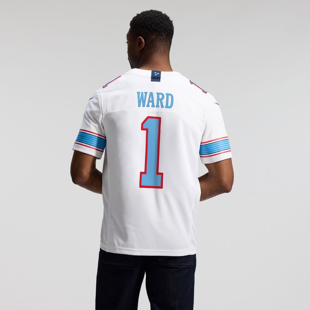 Cameron Ward Tennessee Titans Vapor F.U.S.E. Stitched Limited Jersey - Light Blue