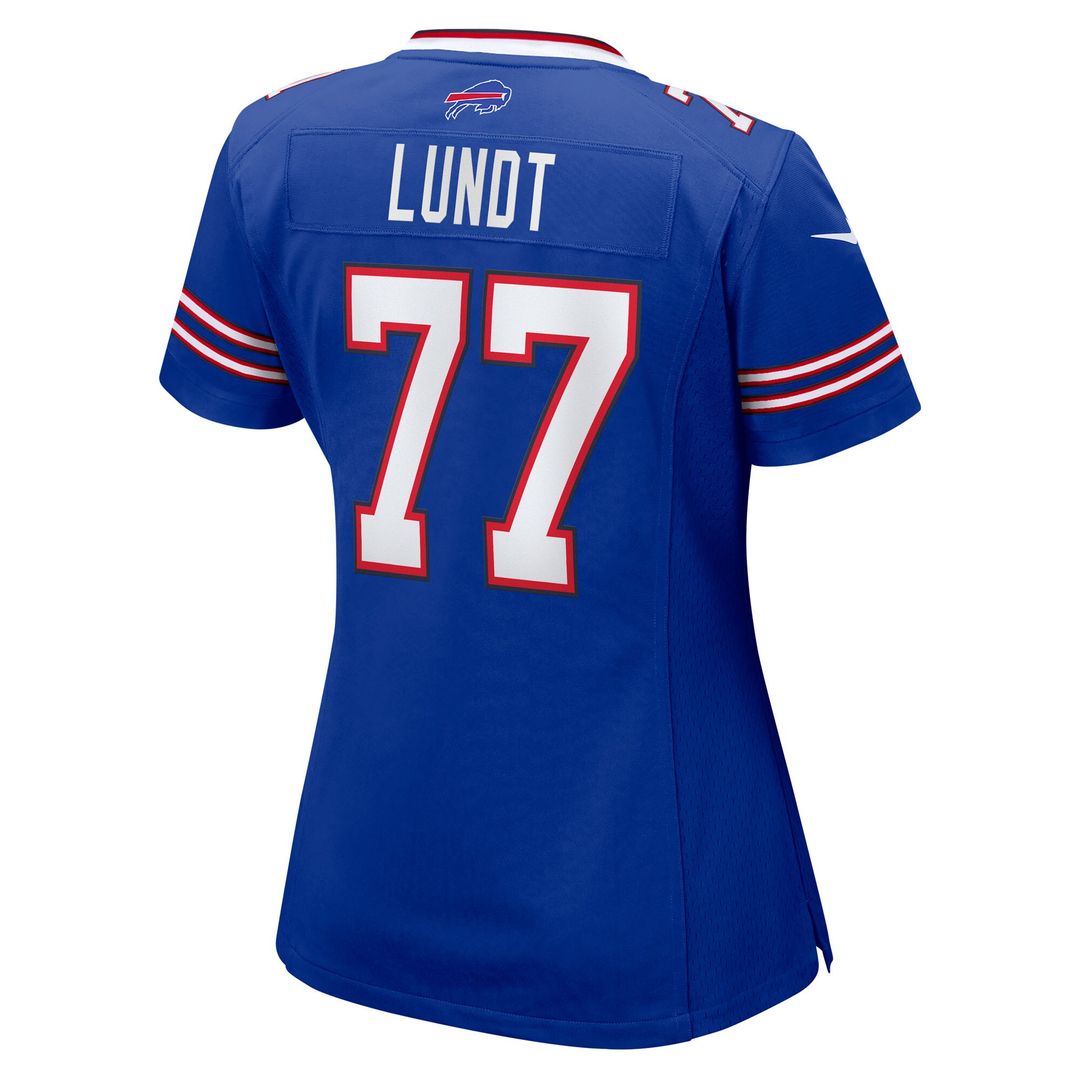 Chase Lundt Buffalo Bills Women's Team Game Jersey - Royal