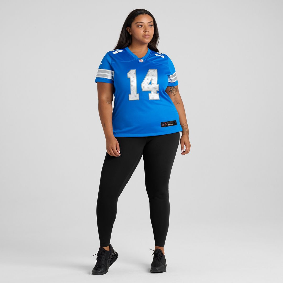 Amon-Ra St. Brown Detroit Lions Women's Team Game Jersey - Blue