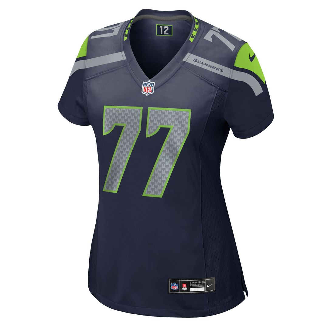 Bryce Cabeldue Seattle Seahawks Women's Team Game Jersey - College Navy