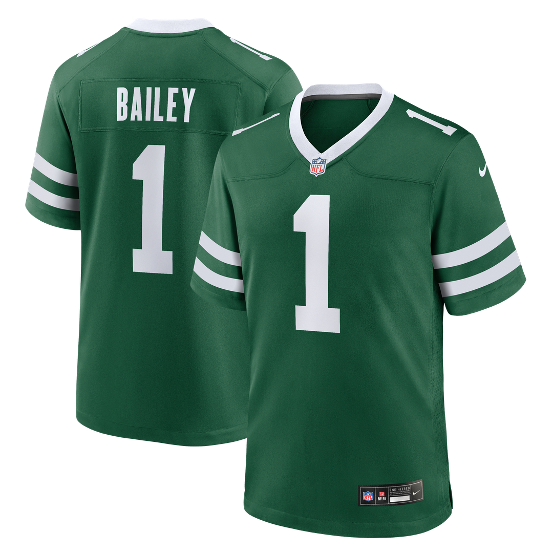 David Bailey New York Jets Alternate Game Player Jersey - Legacy Black