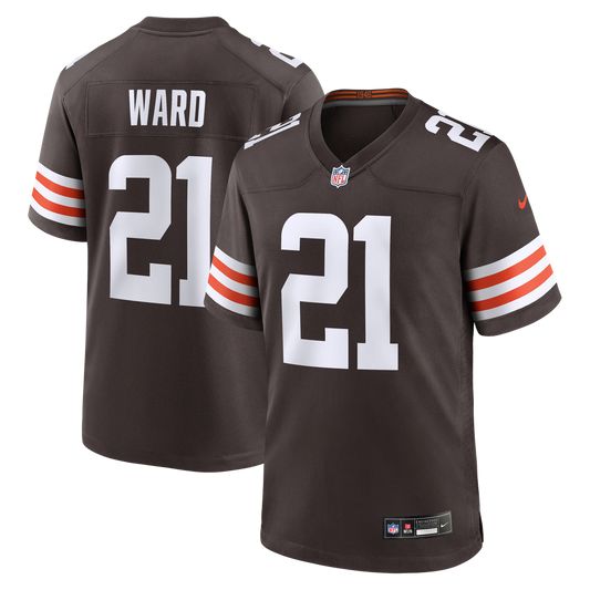 Denzel Ward Cleveland Browns Player Game Jersey - Brown