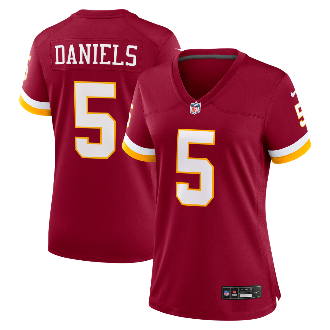 Jayden Daniels Washington Commanders Women's Game Jersey - Burgundy